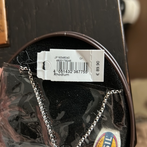 Rare Fossil songbird sterling silver necklace - Picture 6 of 6